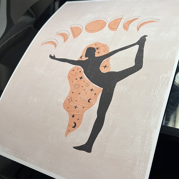 Wall Art Bohemian Woman Silhouette Celestial Print Poster Unframed - Picture 14 of 16